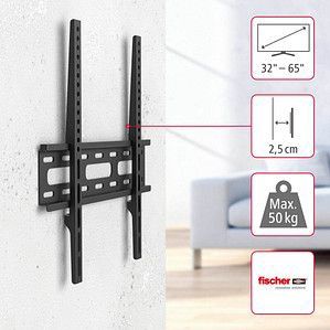Hama Fix TV-beugel - Geschikt voor 37 t/m 55 inch - VESA 400x400 - zwart
