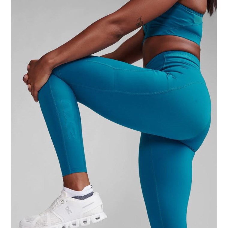 2XU Form Stash Hi-Rise Comp Tights Seaport/Seaport
