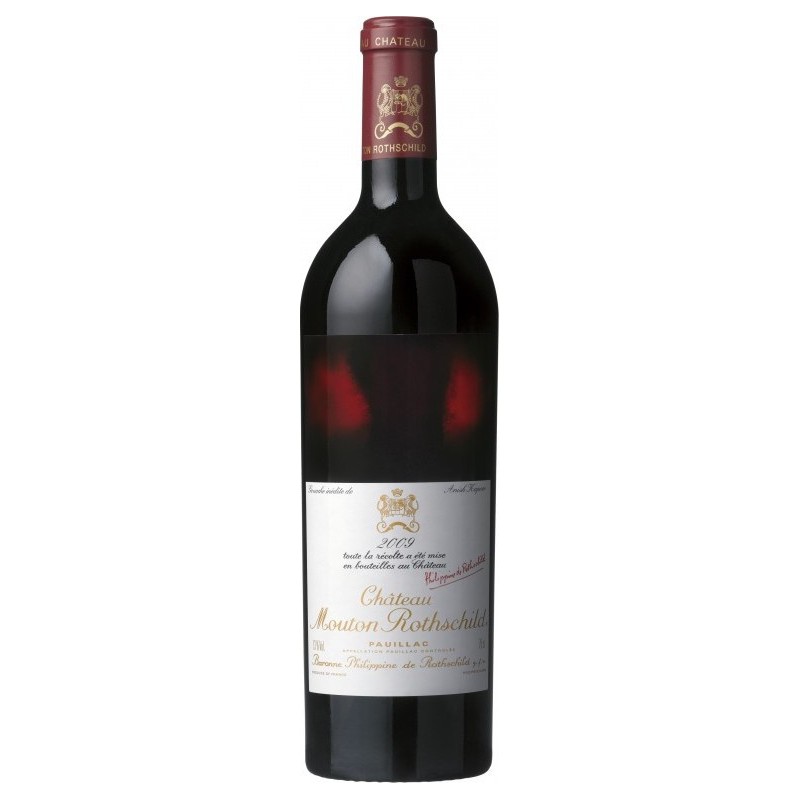 Château MOUTON ROTHSCHILD 2009 - Pauillac - 1er Cru Classé - par Caisse bois de 3 bouteilles 75 cl