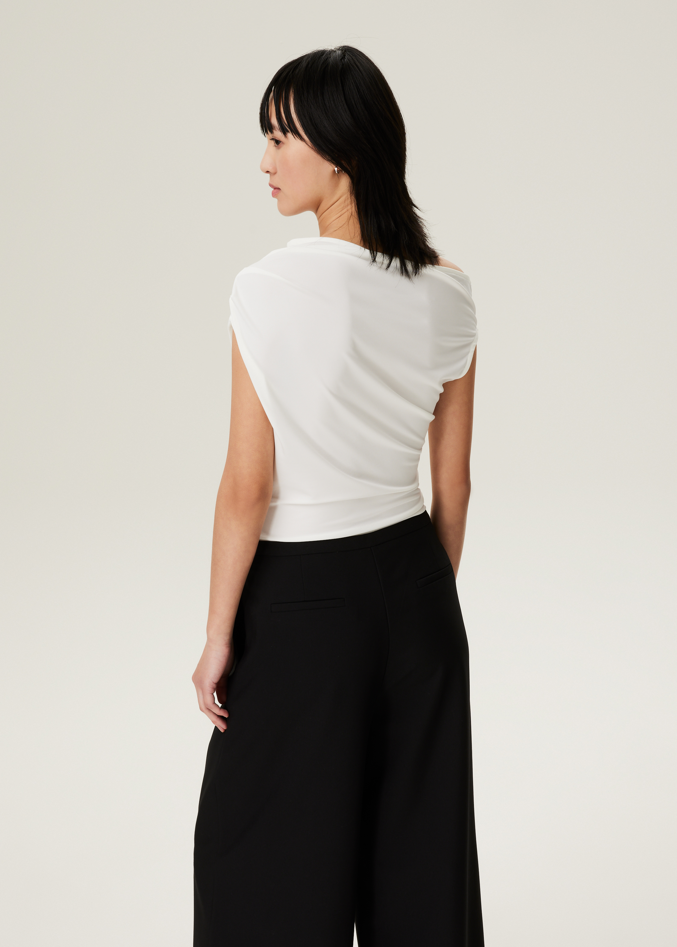 Top met drape effect