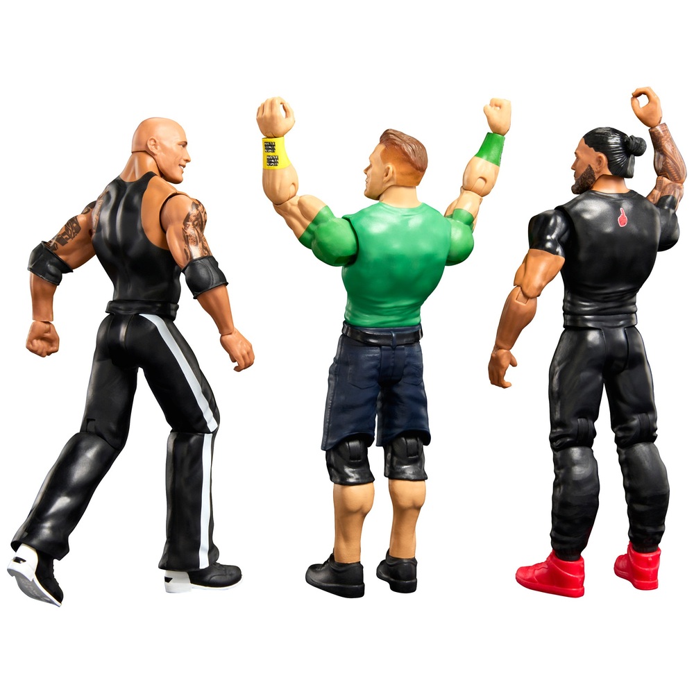 WWE Main Event Superstars Basic 3er-Pack – Roman Reigns, John Cena & The Rock