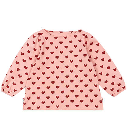 Konges Sløjd Bluse - Drey Slit - Amour Rouge m. Herzen