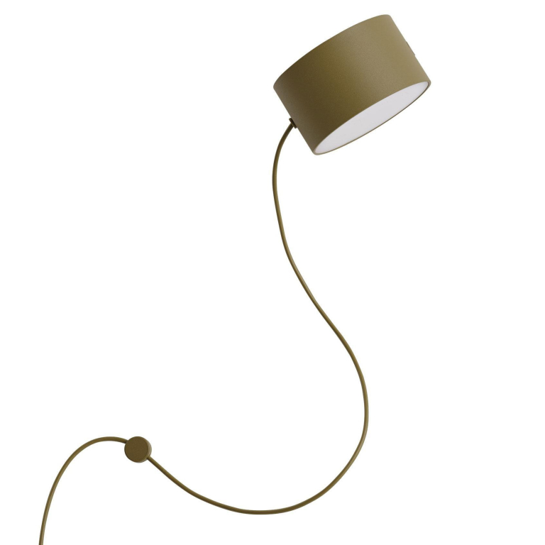 Muuto Post wandlamp bruin groen