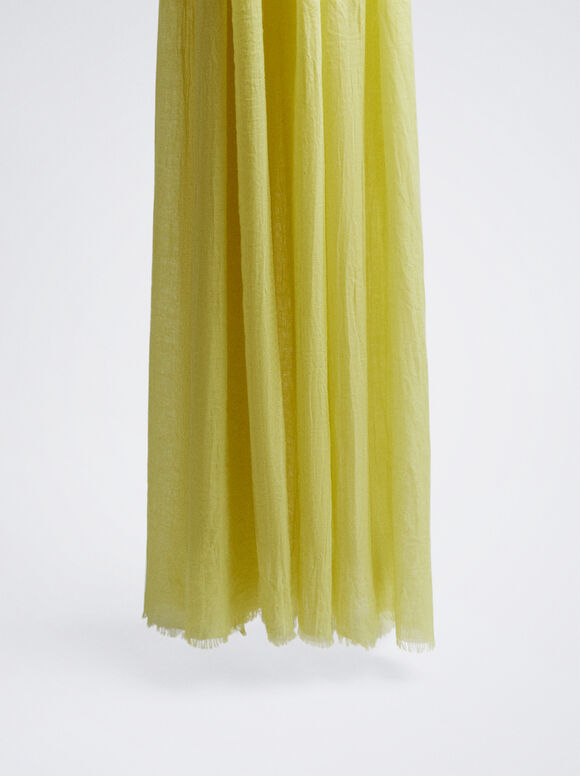 Pashmina lisa - Amarela