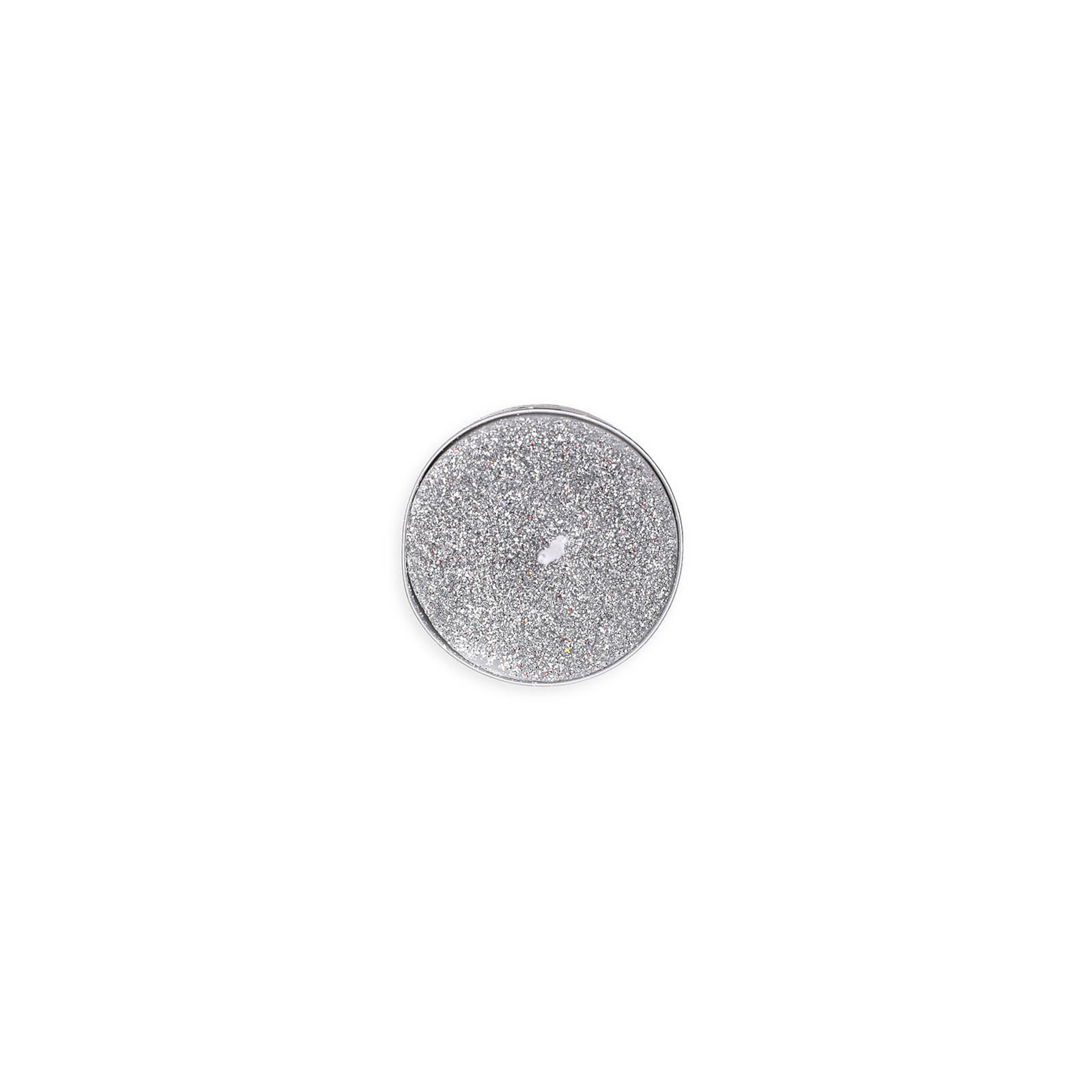 silber, ⌀ 3,5 x H 1,5 cm, 6 Stück
