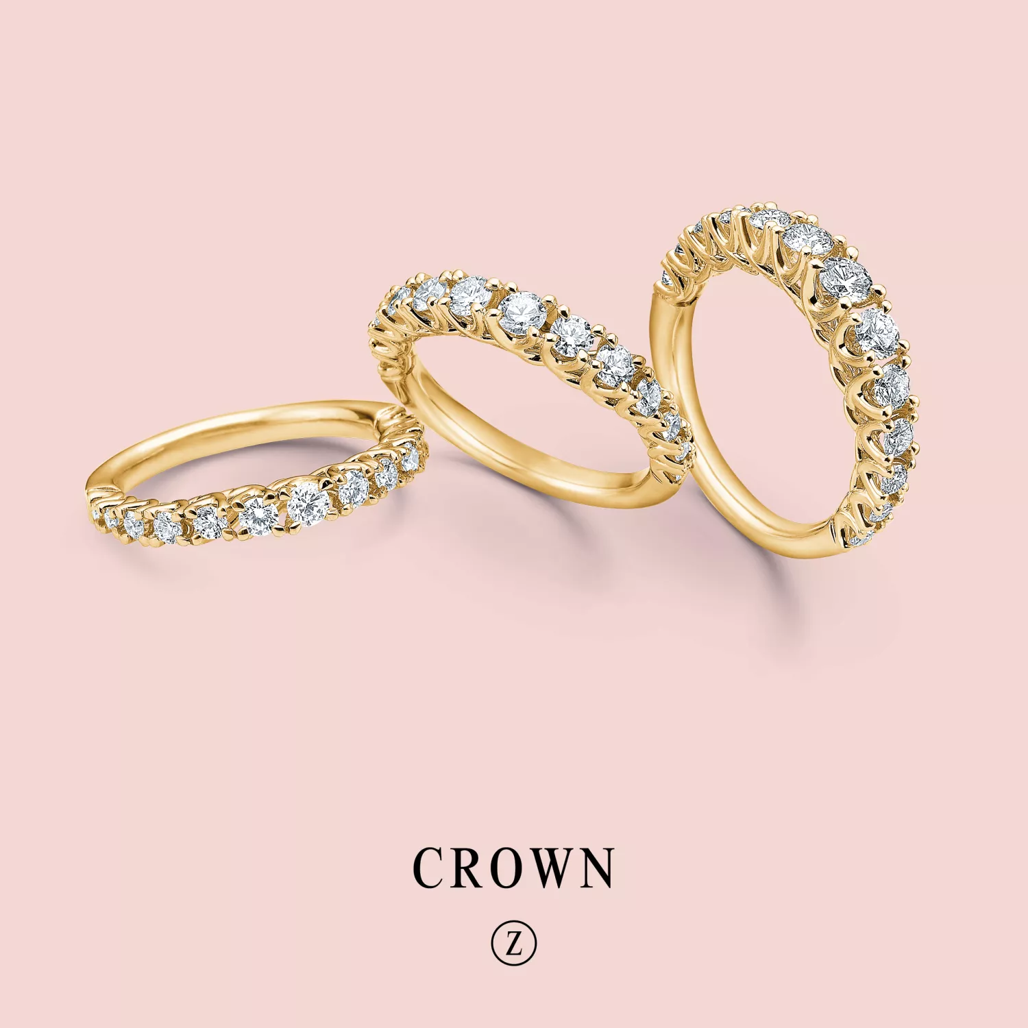 Mads Z Crown Princess Ring 14 kt. Guld 0,50 ct. 1541950