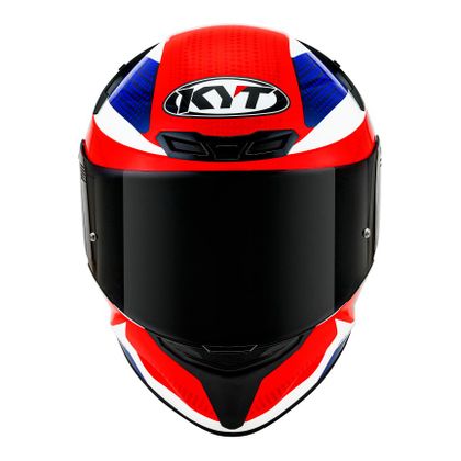 Casque KYT TT-COURSE - GEAR - Bleu / Rouge