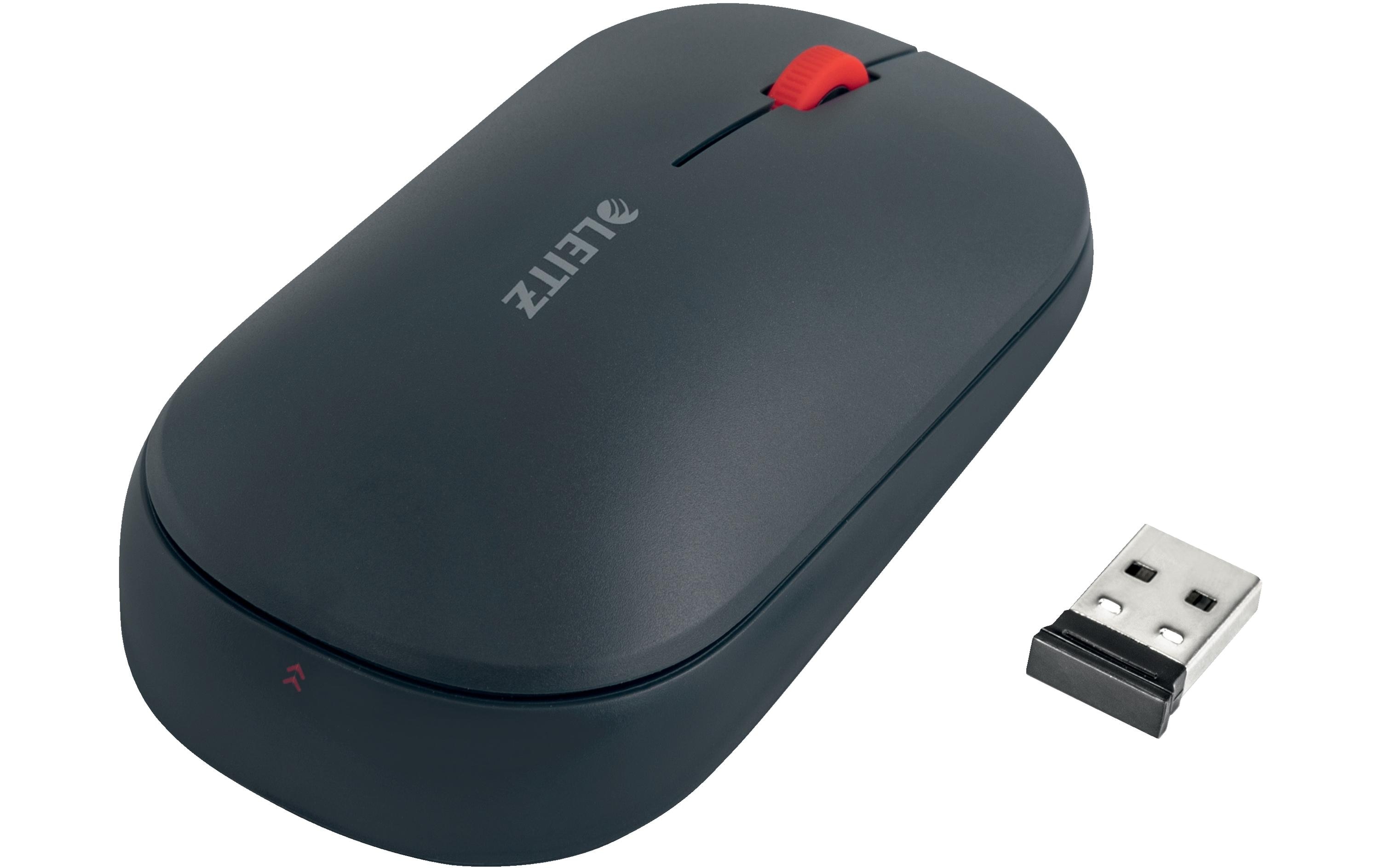 Maus Cosy Kabellose SamtgrauDual Kabellose Computermaus