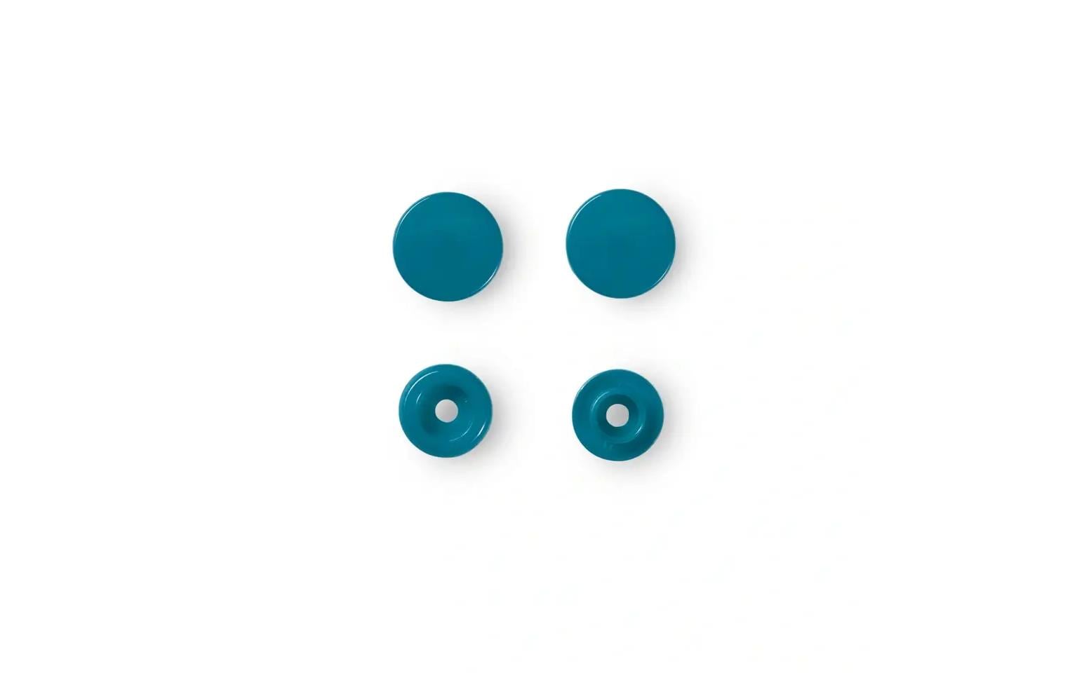Druckknöpfe Color Snaps Grau, Ø 12,4 mm, 30 StückNähfreie Druckknöpfe