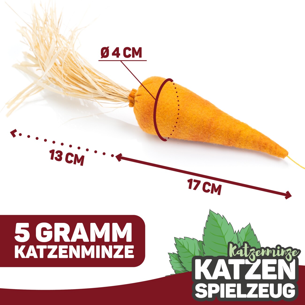 Canadian Cat Company 5er Set Catnip Obst & Gemüse