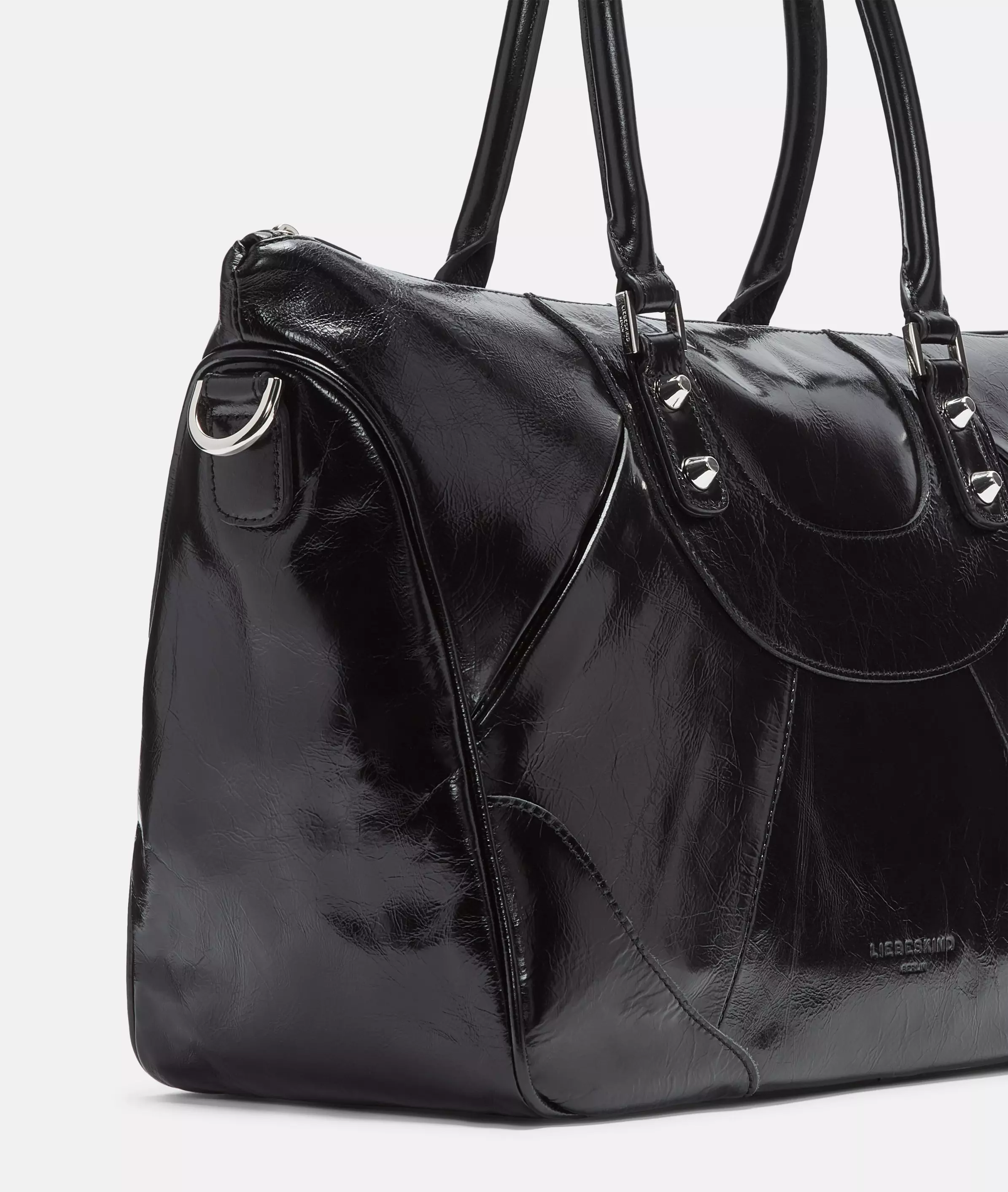 Esther Satchel L Large bag with glossy finish