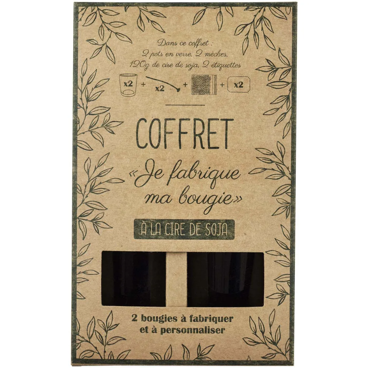 The Home Deco Factory Coffret bougies cire soja