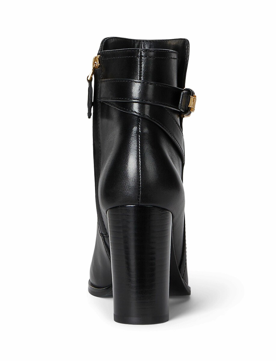 LAUREN RALPH LAUREN<br>Botas de tornozelo de couro Brooke