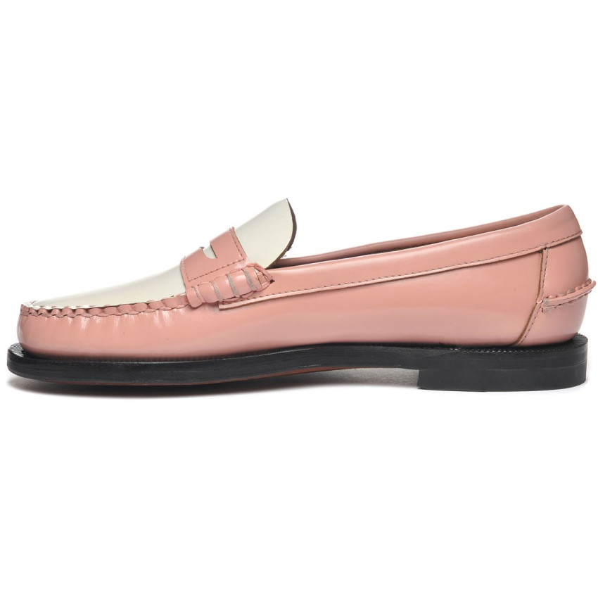 CLASSIC DAN PIGMENT PINK BLUSH MOCASSIN-Mocassin pour femme en cuir brossé