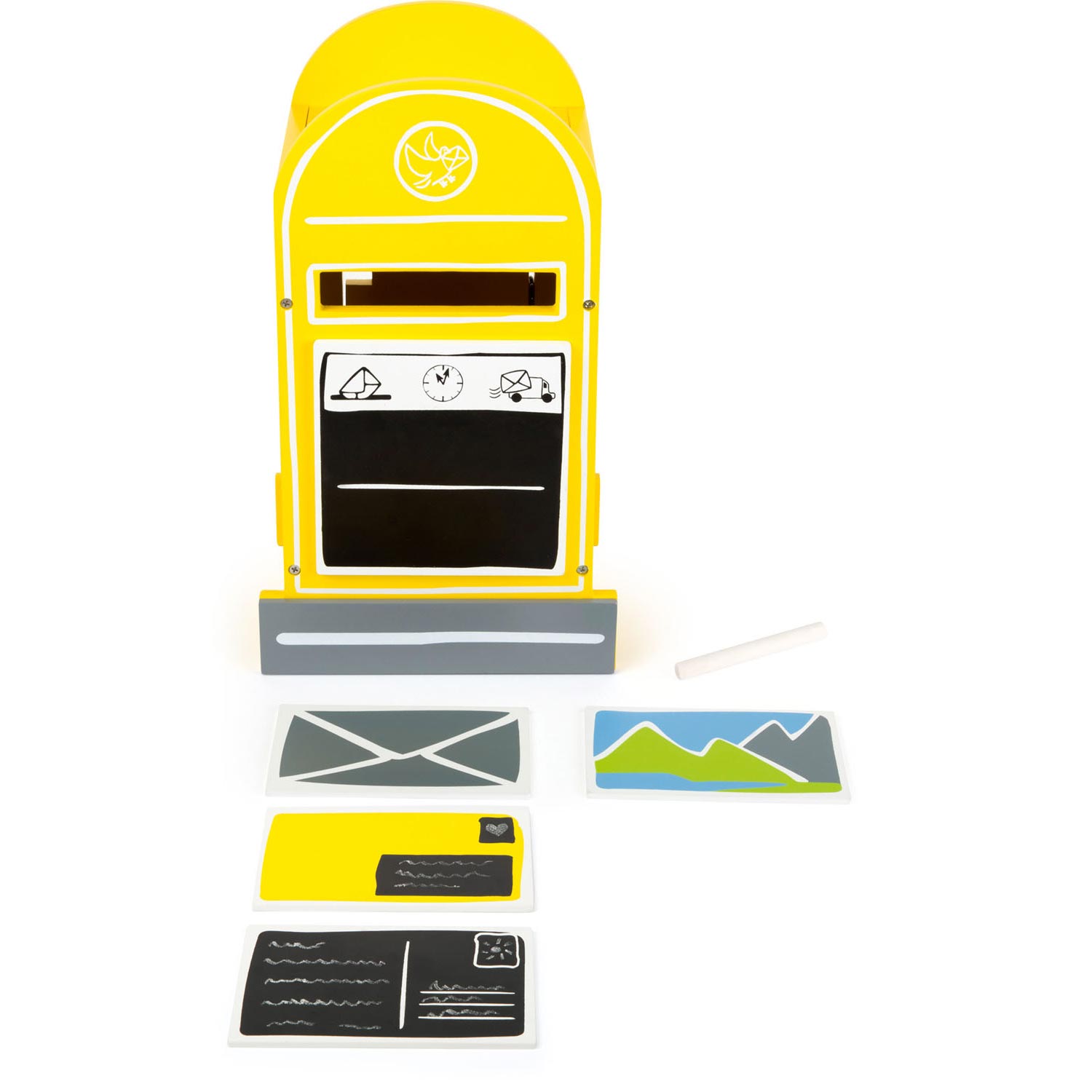 Small Foot-Houten Brievenbus met Accessoires