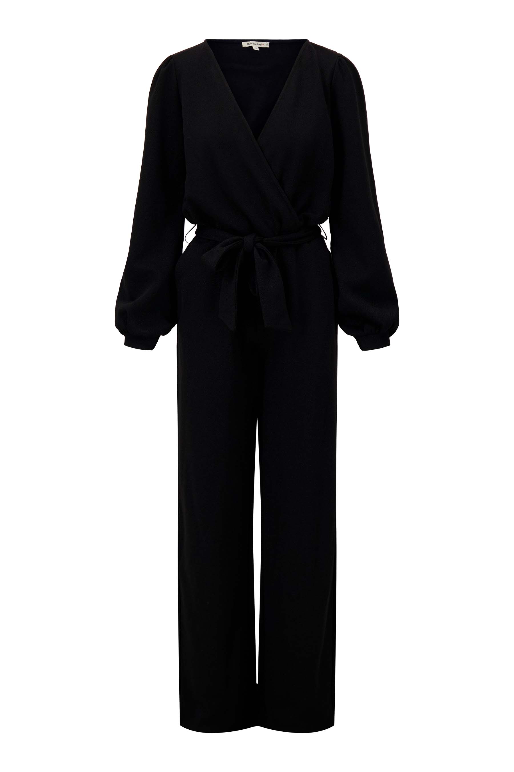 overslag jumpsuit met lurex