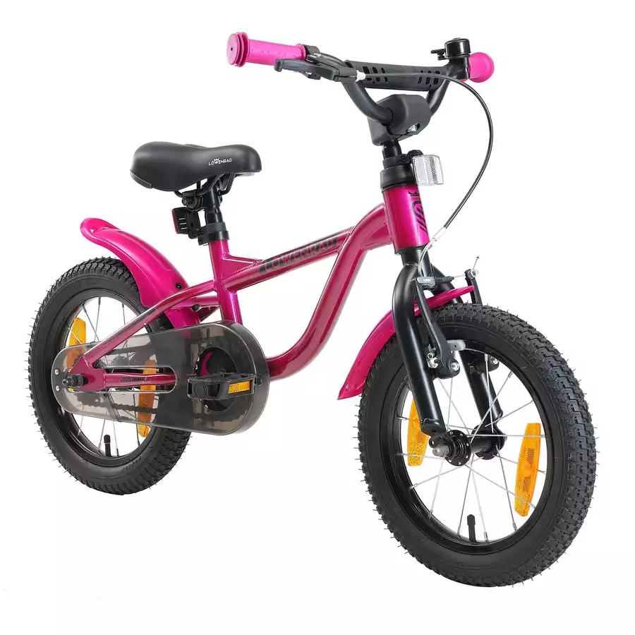Löwenrad Kinderrad 14 Zoll LR Classic berry