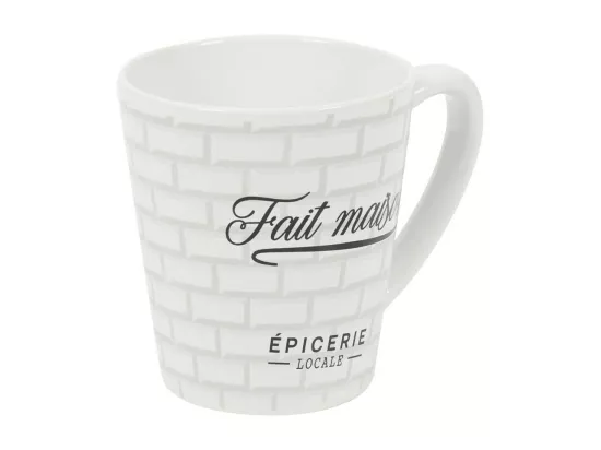 Lot de 6 Mugs en Porcelaine 