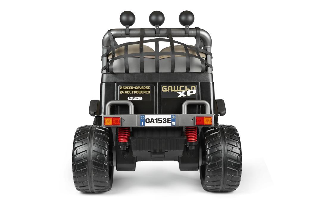 Minicar Gaucho XP Schwarz<br>Leistungsstarker, elektrischer Geländewagen für Kinder