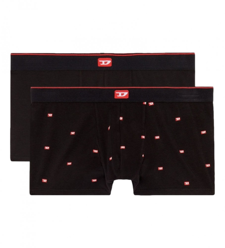 Diesel Pack de 3 Boxer Damien Black