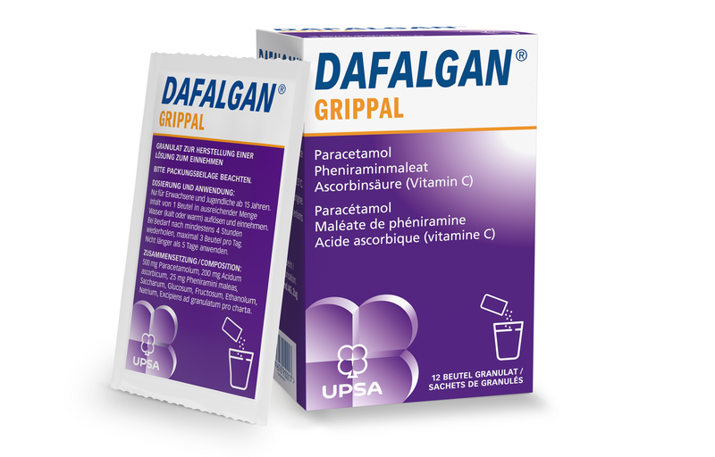 DAFALGAN Gran zur Herstellung einer Lösung zum Einnehmen Btl 12 Stk<br>12 Stück, Beutel, Granulat zur Herstellung einer Lösung zum Einnehmen, zur Herstellung einer Lösung zum Einnehmen