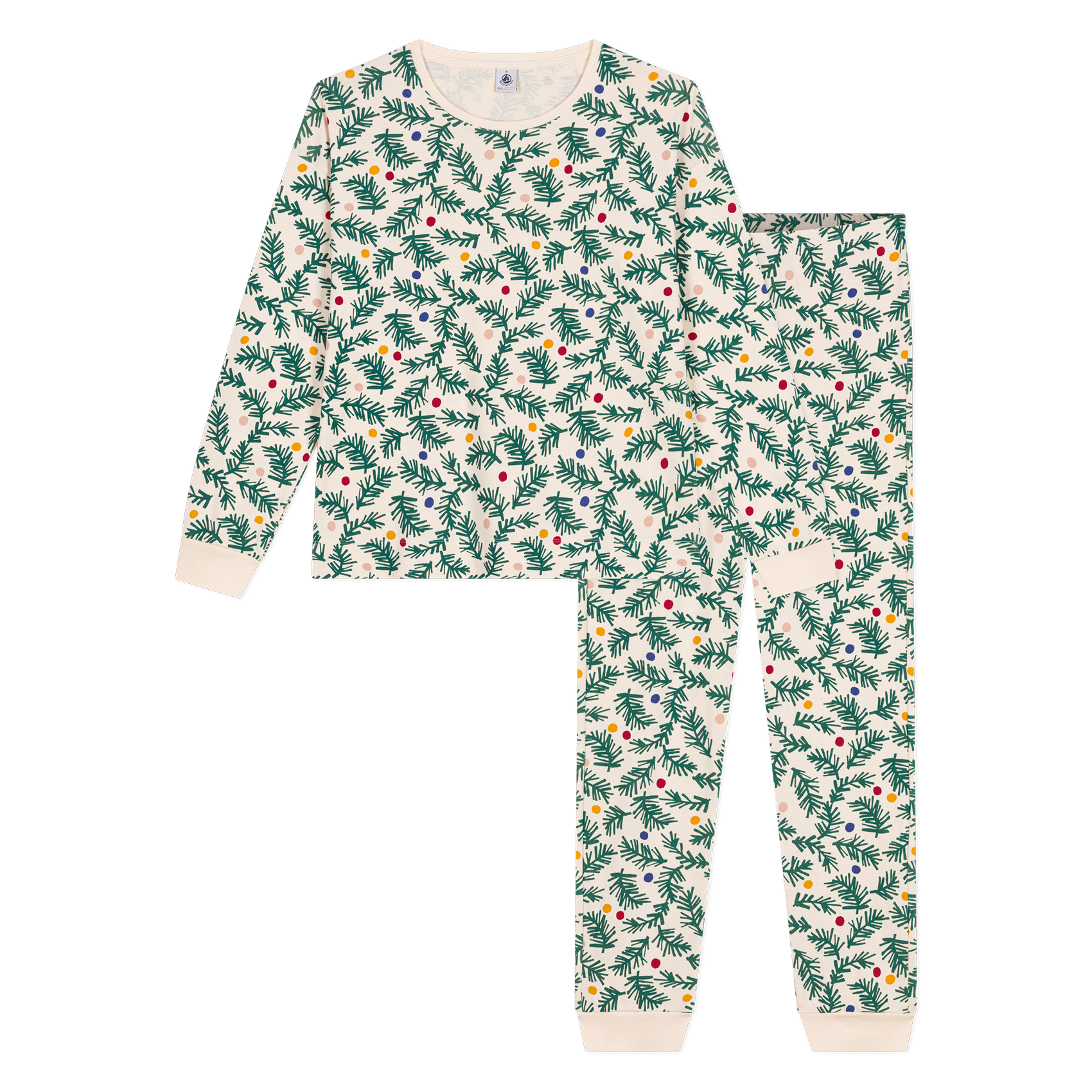 Ensemble pyjama imprimé en coton | Multicolore