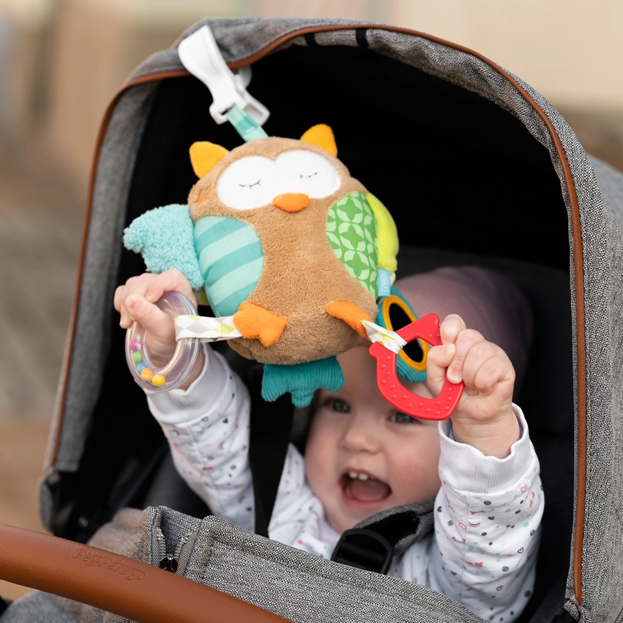 fehn® Activity-Eule mit Klemme Sleeping Forest
