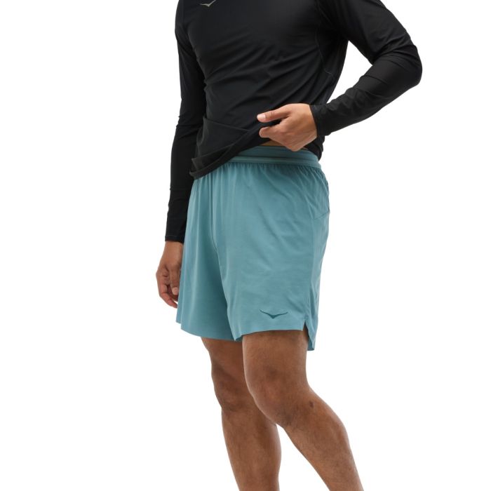 Hoka Herre Shorts Glide 2in1 7 Inch Shorts Blå
