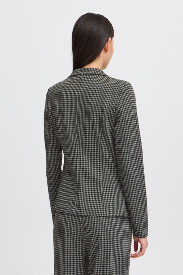 ICHI IHKATE HOUNDSTOOTH BL2 Black/grey houndstooth