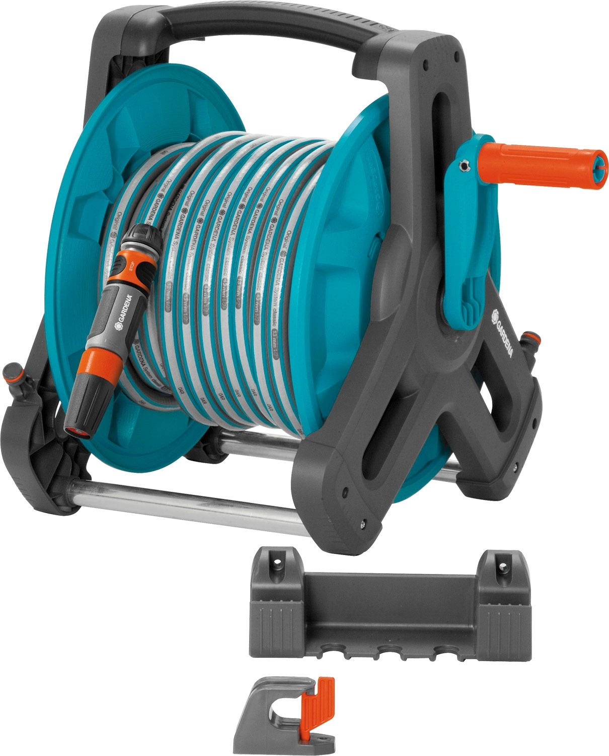 Gardena Classic 50 Wand-Schlauchtrommel Set 20 m