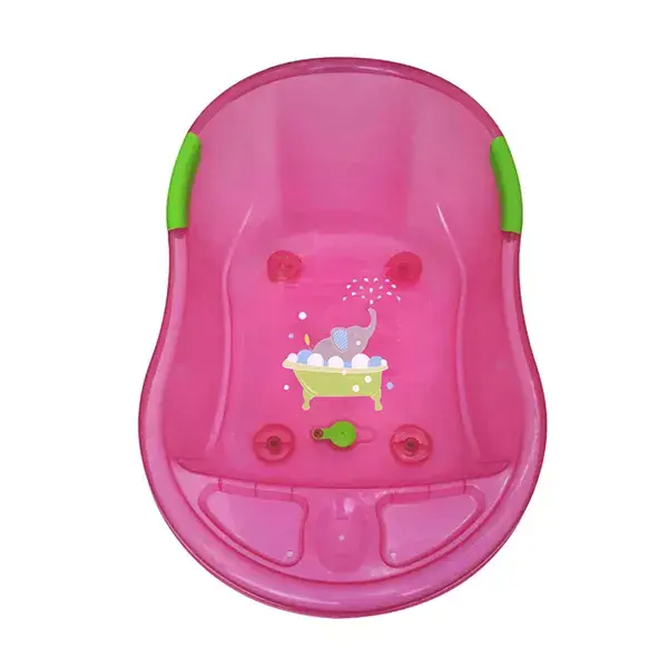 dBb Remond Baignoire Rigide Éléphant Rose Translucide