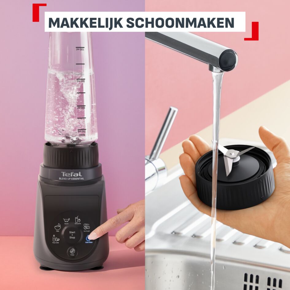 Blend Up Essential BL1EHB Compacte blender - 800 W - 6 programma's - 700 mL