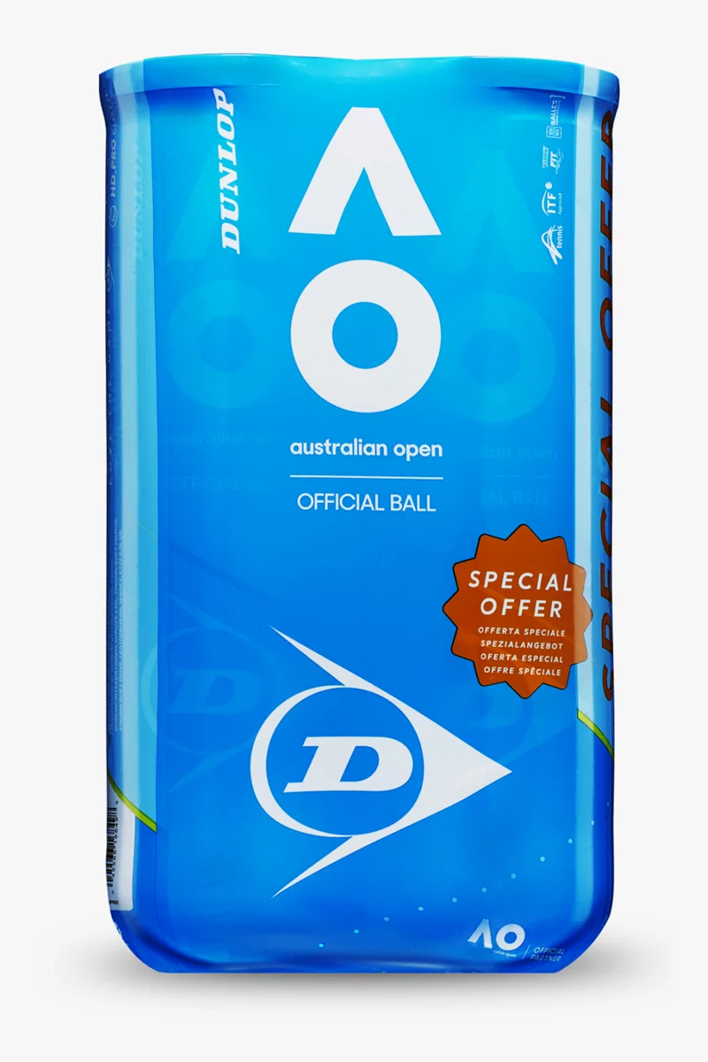 Dunlop AO Bi Pack Tennisball