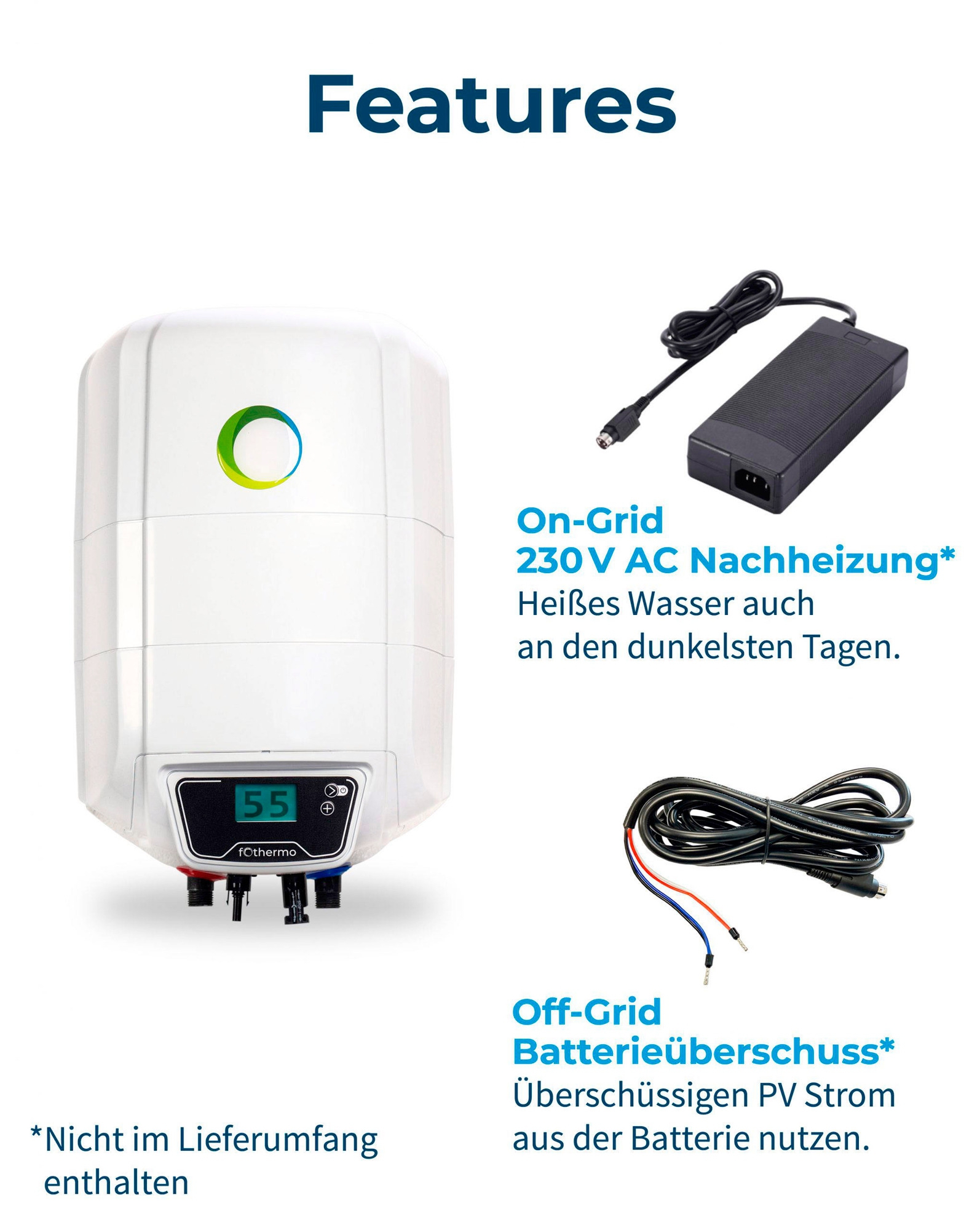 Fothermo photovoltaischer Boiler 10 Liter
