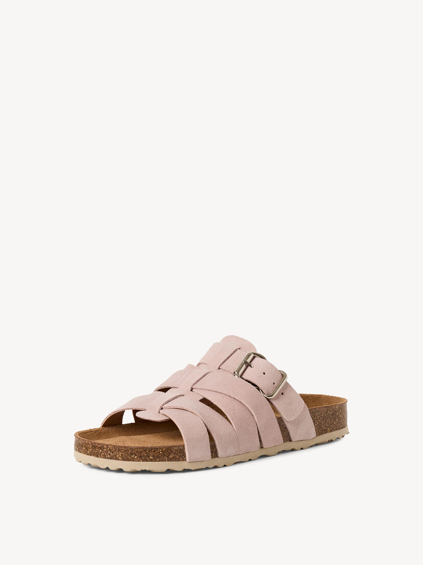 Leren Slipper - roze