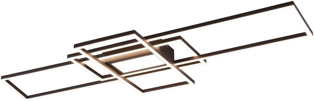 Trio LED Deckenleuchte Deckenlampe IRVINE inkl. Fernbedienung 105 x 42cm Dimmbar