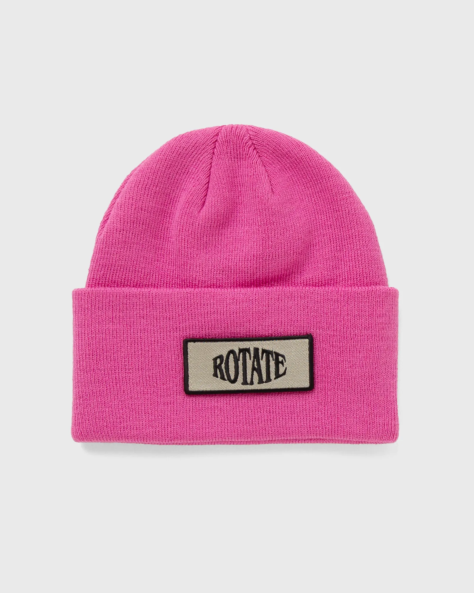 ROTATE Birger Christensen Knitted Beanie W. Patch
