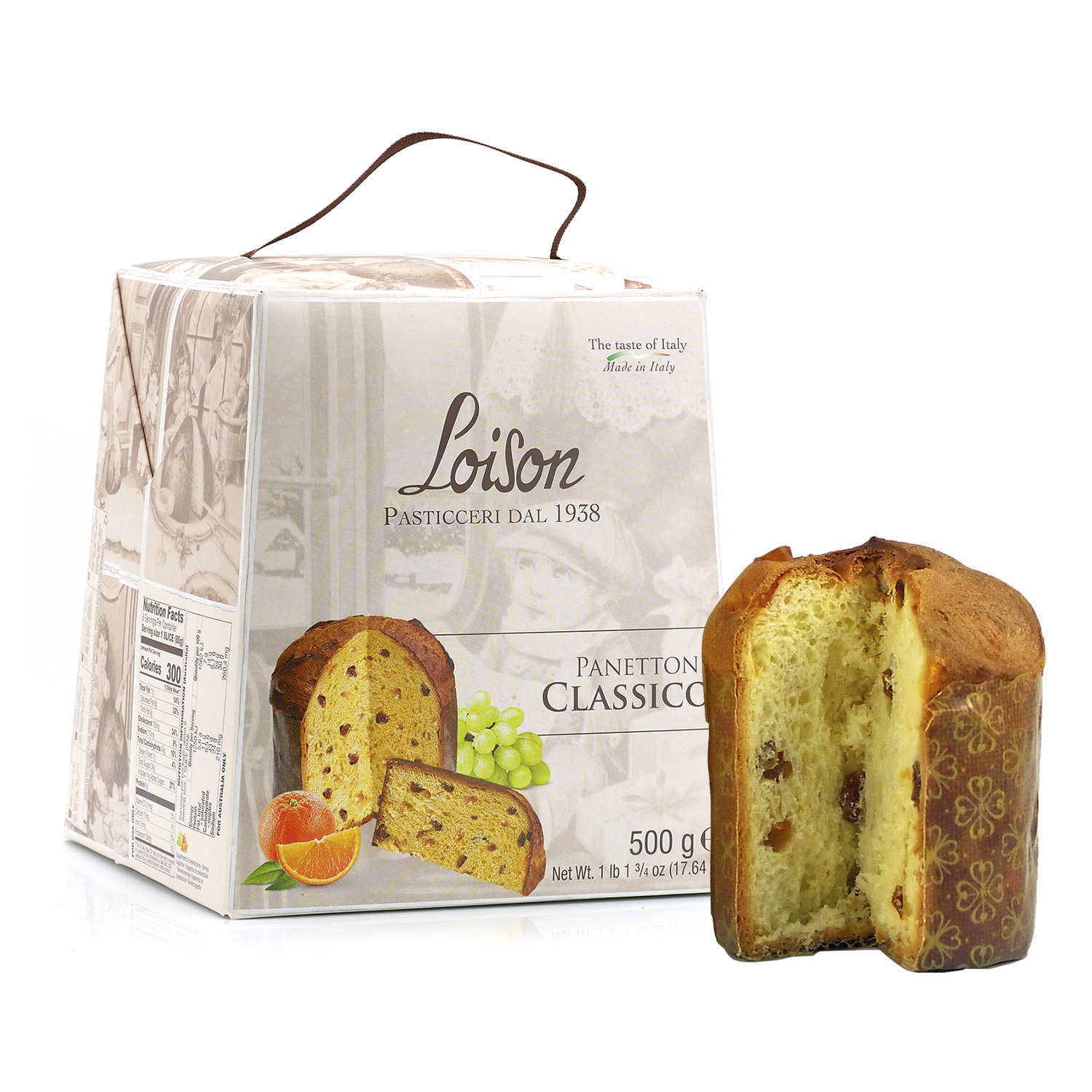 Panettone italien artisanal aux fruits confits