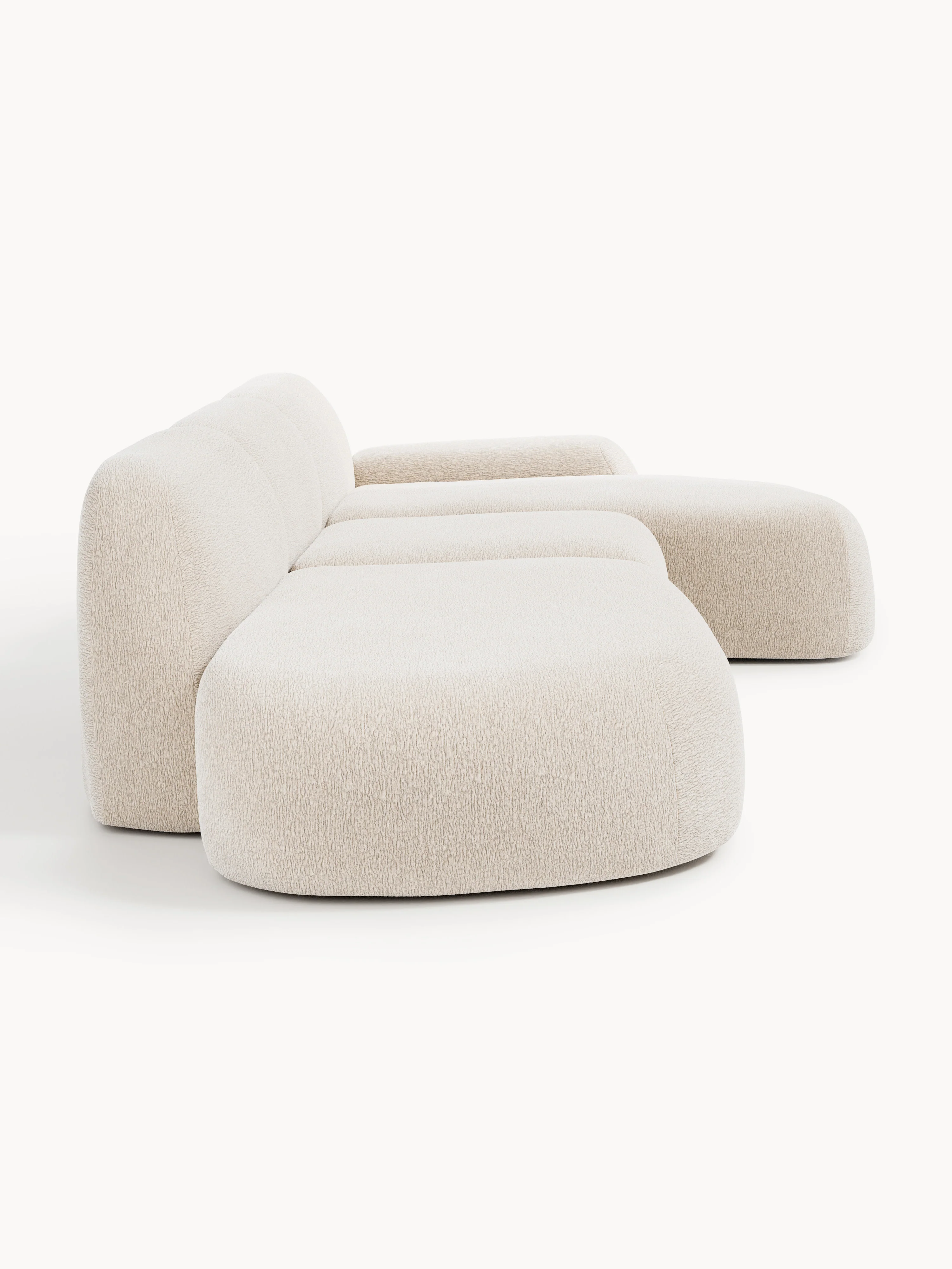 Modulaire hoekbank Wolke (4-zits) met chaise longue