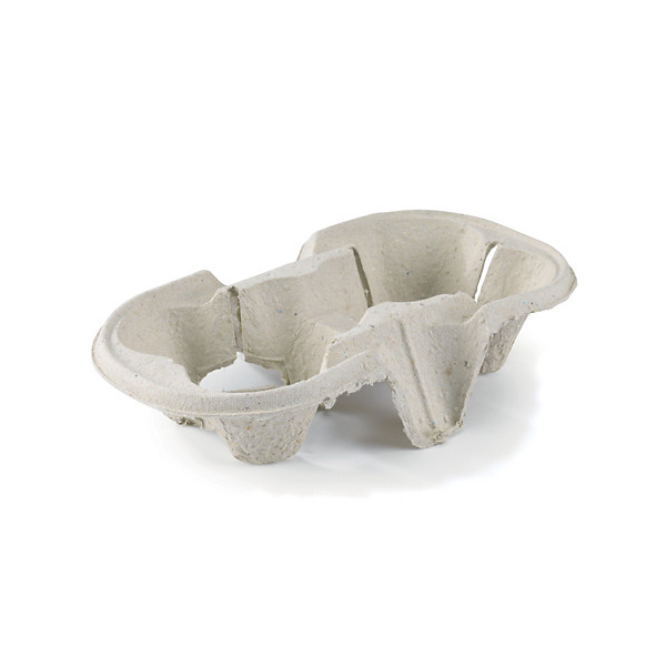 Porte gobelets en fibres 100% recyclées - Lot de 480