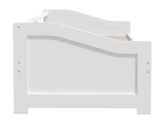 Lit de repos 3 places sans matelas Blanc 90x200 cm
