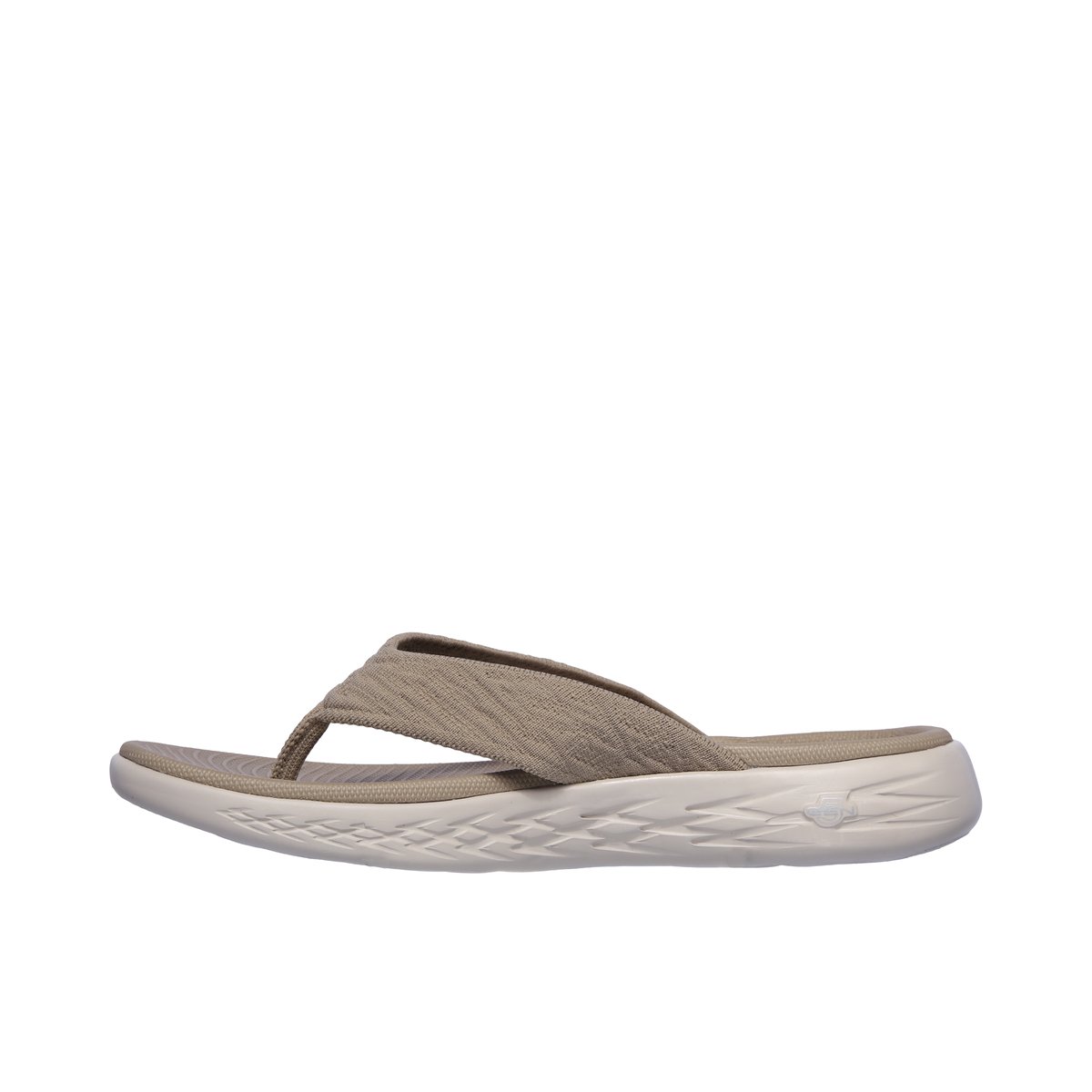 2X les points-Otg_600sunny-Tongs sandales - Talon plat - Autre Beige