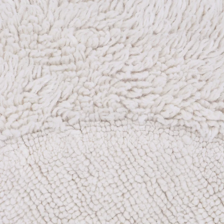 Lorena Canals - Wollteppich Arctic Circle, 250 x 250 cm, sheep white