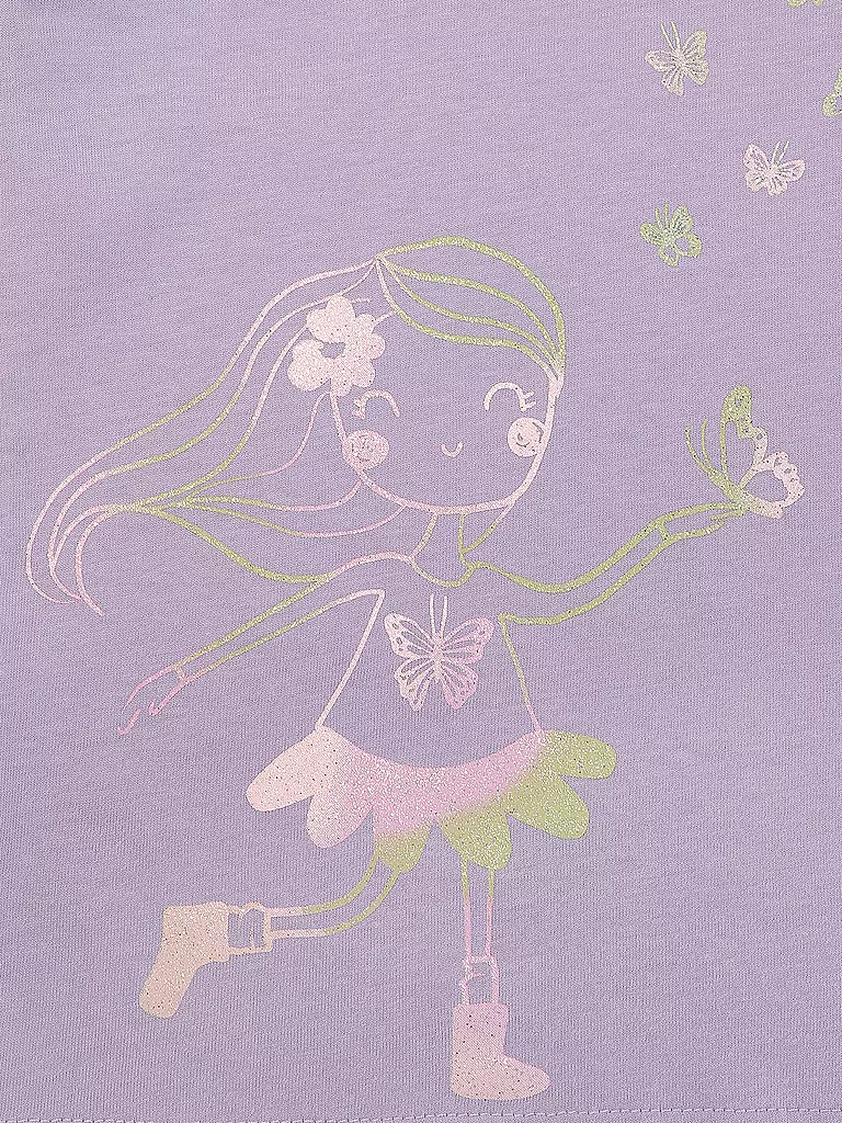 S.OLIVER Mädchen Langarmshirt lila