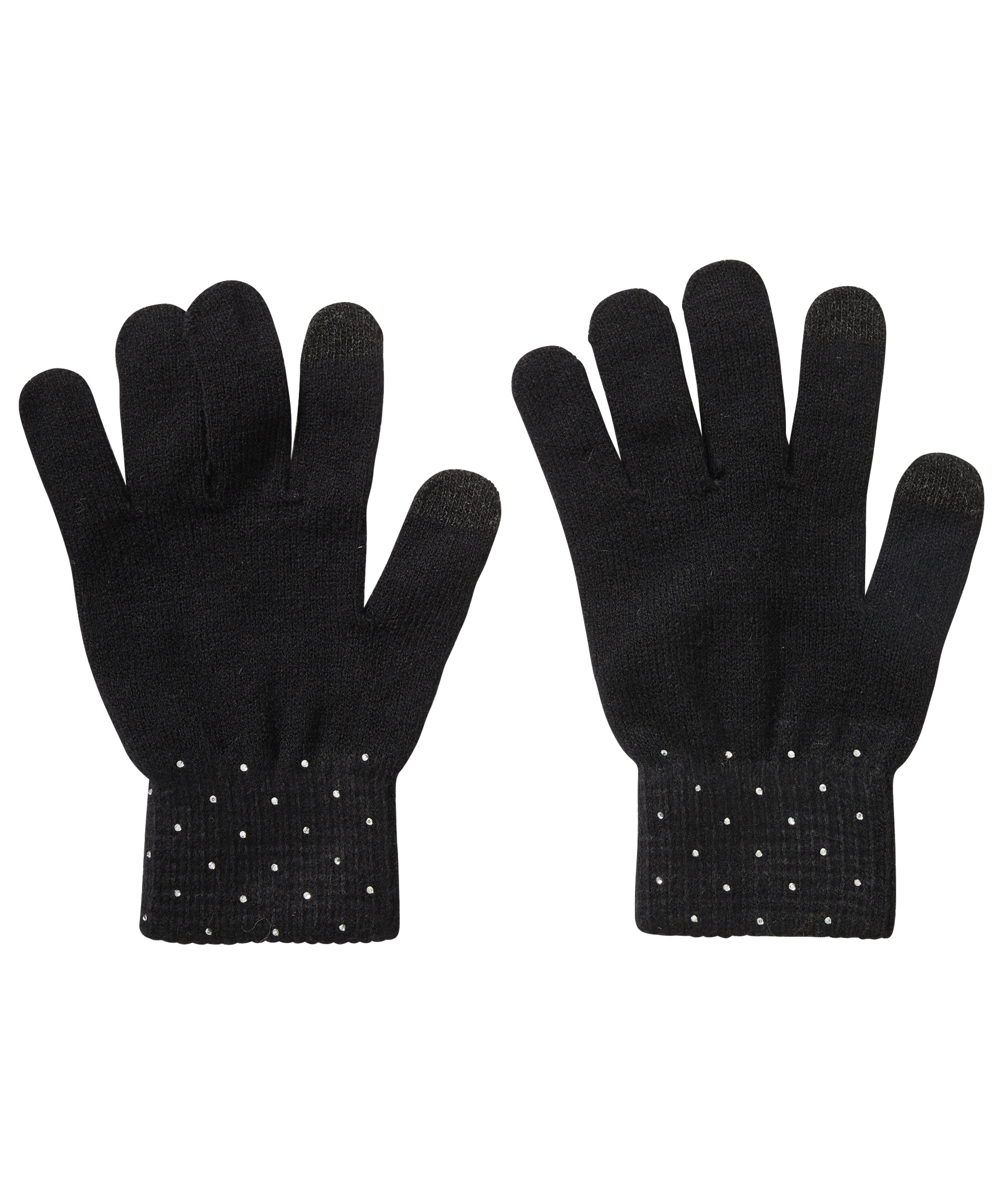 handschoenen met glitterstuds