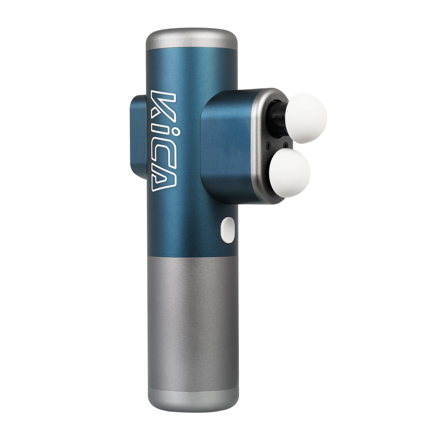 Pro Massagepistole Elektronische Dual Head Muskelmassagepistole mit 3 Aufsätzen (4000573) Aluminium Design - Blau