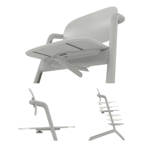 Chaise haute LEMO 3en1 SET Suede Grey - CYBEX