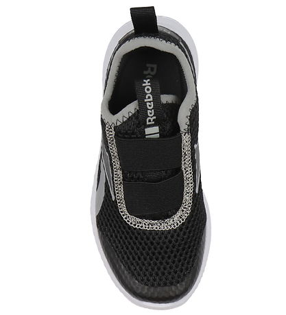 Reebok Sko - Rush Runner Slip-On - Sort/Gr?/Hvid
