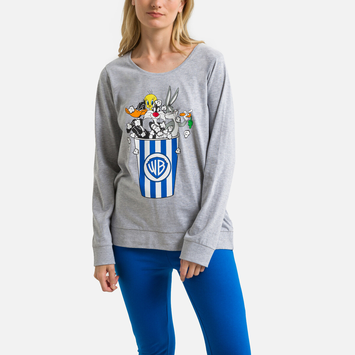 LOONEY TUNES<br>Pijama de manga comprida do 100º aniversário dos Looney Tunes