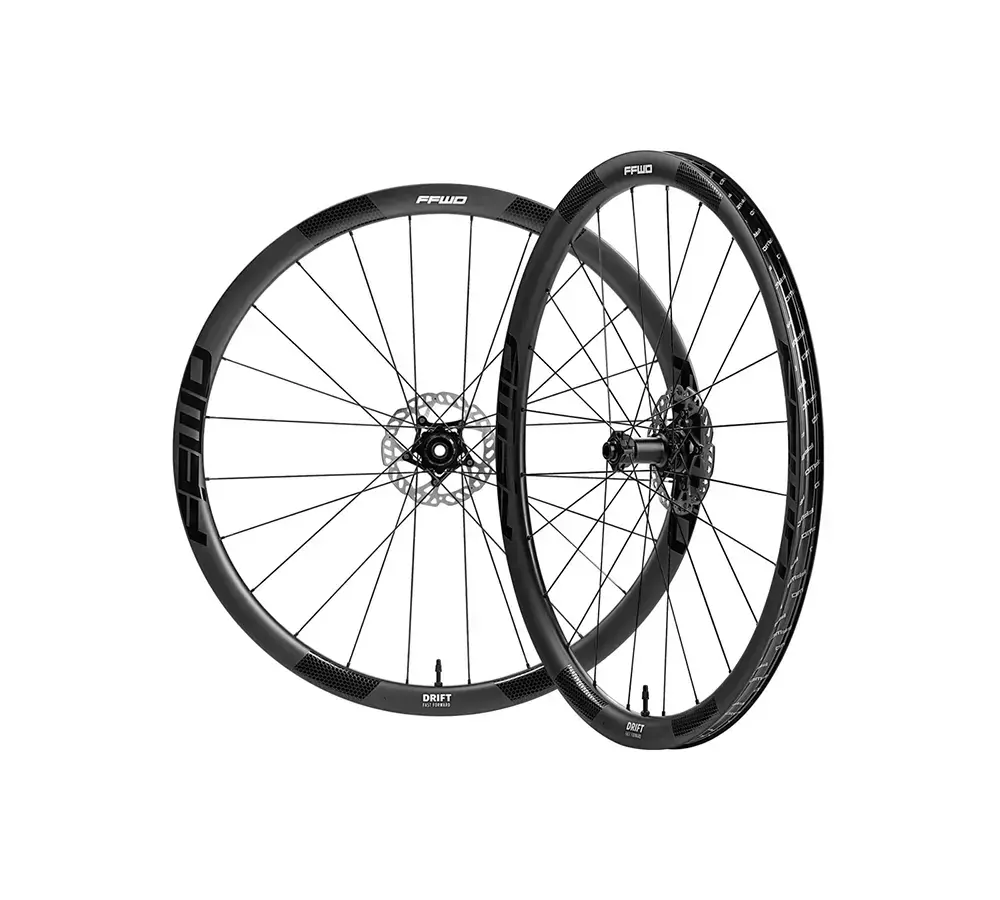 Fast Forward Drift FCC 36mm Disc Wielset met DT240 Naaf Mat Zwart